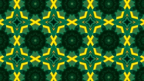 Poly Art Kaleidoscope Hypnotic Pattern Animation Footage Video stock 123143235
