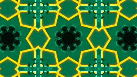 Poly Art Kaleidoscope Hypnotic Pattern Animation Footage Stock Footage 123143261