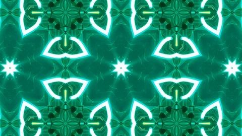 Poly Art Kaleidoscope Hypnotic Pattern Animation Footage Stock Footage 123143419