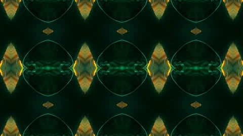 Poly Art Kaleidoscope Hypnotic Pattern Animation Footage Video stock 123143456