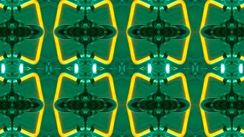 Poly Art Kaleidoscope Hypnotic Pattern Animation Footage Stock Footage 123143468