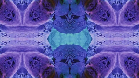 Poly Art Kaleidoscope Hypnotic Pattern Animation Footage Stock Footage 123143546