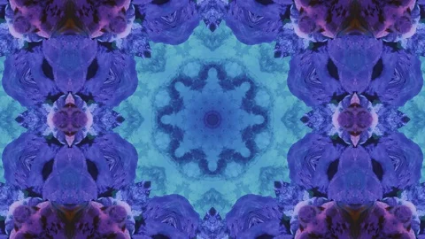 Poly Art Kaleidoscope Hypnotic Pattern Animation Footage Stock Footage 123143559