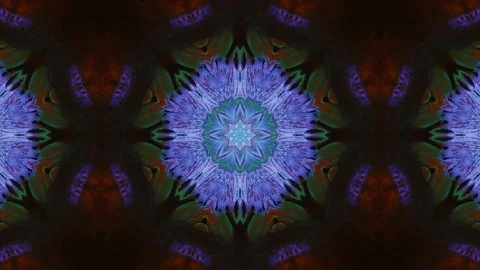 Poly Art Kaleidoscope Hypnotic Pattern Animation Footage Stock Footage 123143674