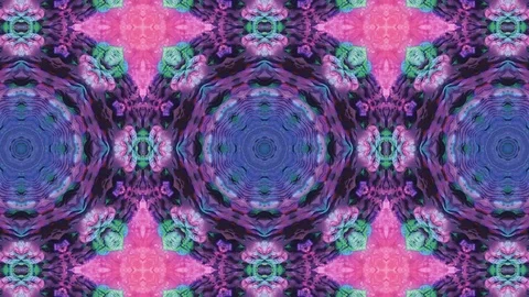 Poly Art Kaleidoscope Hypnotic Pattern Animation Footage Stock Footage 123143717
