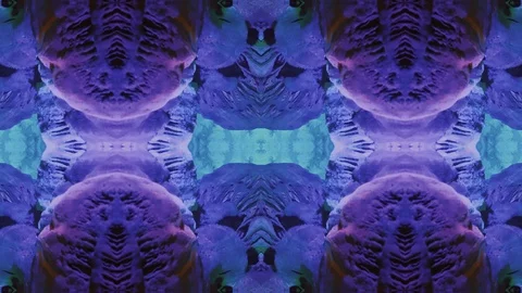Poly Art Kaleidoscope Hypnotic Pattern Animation Footage Stock Footage