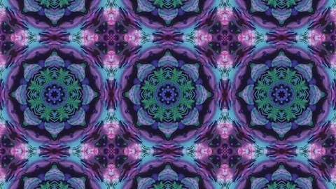 Poly Art Kaleidoscope Hypnotic Pattern Animation Footage Stock Footage 123143898