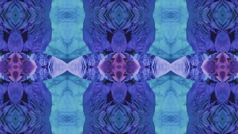 Poly Art Kaleidoscope Hypnotic Pattern Animation Footage Stock Footage 123143960