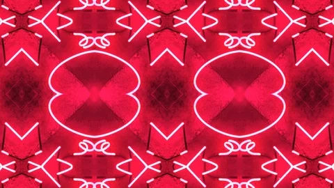 Poly Art Kaleidoscope Hypnotic Pattern Animation Footage Stock Footage 123144158