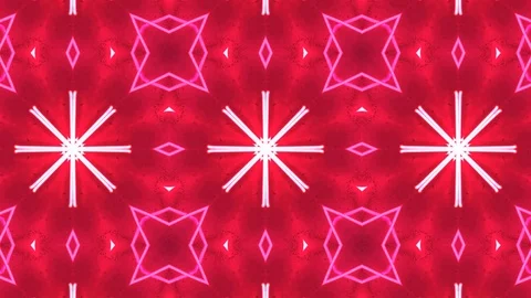 Poly Art Kaleidoscope Hypnotic Pattern Animation Footage Video stock 123144253