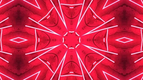 Poly Art Kaleidoscope Hypnotic Pattern Animation Footage Stock Footage 123144305
