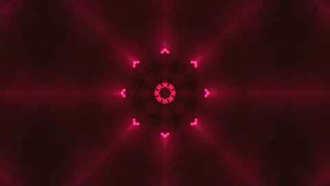 Poly Art Kaleidoscope Hypnotic Pattern Animation Footage Stock Footage 123144538