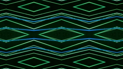 Poly Art Kaleidoscope Hypnotic Pattern Animation Footage Stock Footage 123145532