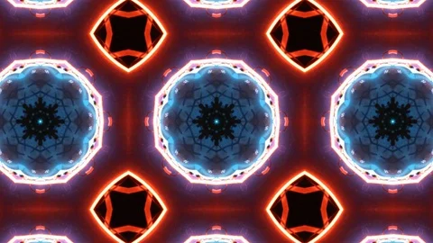 Poly Art Kaleidoscope Hypnotic Pattern Animation Footage Stock Footage 123145980