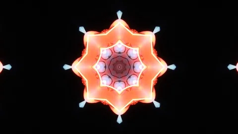Poly Art Kaleidoscope Hypnotic Pattern Animation Footage Stock Footage 123146105