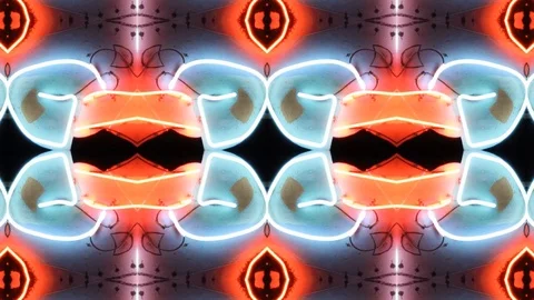 Poly Art Kaleidoscope Hypnotic Pattern Animation Footage Stock Footage 123146231