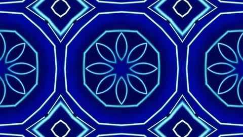 Poly Art Kaleidoscope Hypnotic Pattern Animation Footage Stock Footage 123146630