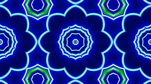Poly Art Kaleidoscope Hypnotic Pattern Animation Footage Stock Footage 123146875