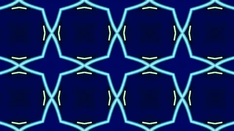Poly Art Kaleidoscope Hypnotic Pattern Animation Footage Stock Footage 123146961
