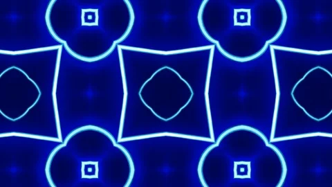 Poly Art Kaleidoscope Hypnotic Pattern Animation Footage Video stock 123147074
