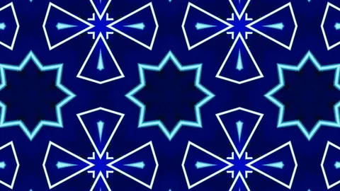 Poly Art Kaleidoscope Hypnotic Pattern Animation Footage Stock Footage 123147183