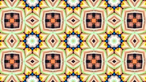 Poly Art Kaleidoscope Hypnotic Pattern Animation Footage Stock Footage 123147286