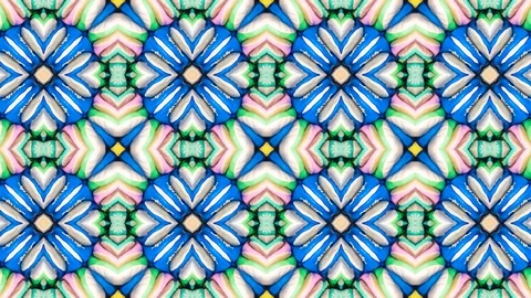 Poly Art Kaleidoscope Hypnotic Pattern Animation Footage Stock Footage 123147793