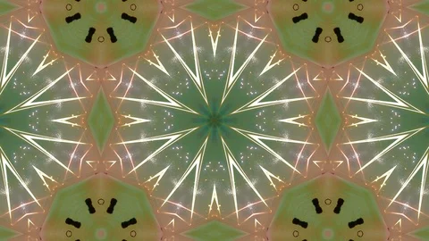 Poly Art Kaleidoscope Hypnotic Pattern Animation Footage Stock Footage 123148401