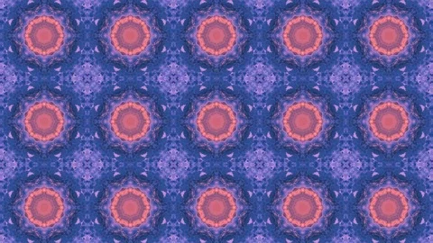 Poly Art Kaleidoscope Hypnotic Pattern Animation Footage Stock Footage 123148694