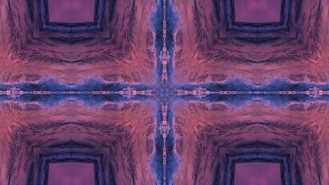 Poly Art Kaleidoscope Hypnotic Pattern Animation Footage Stock Footage 123148951
