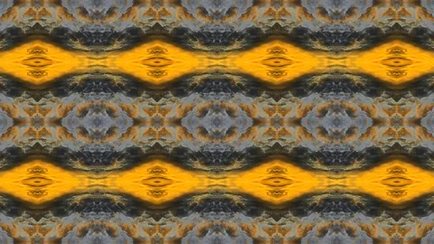 Poly Art Kaleidoscope Hypnotic Pattern Animation Footage Video stock 123149657
