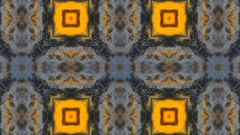 Poly Art Kaleidoscope Hypnotic Pattern Animation Footage Video stock 123149752