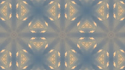 Poly Art Kaleidoscope Hypnotic Pattern Animation Footage Stock Footage 123150011