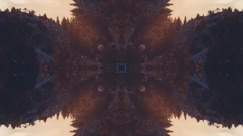 Poly Art Kaleidoscope Hypnotic Pattern Animation Footage Stock Footage 123150585