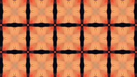 Poly Art Kaleidoscope Hypnotic Pattern Animation Footage Video stock 123151472