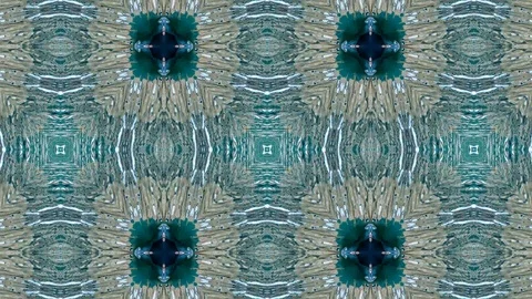 Poly Art Kaleidoscope Hypnotic Pattern Animation Footage Stock Footage 123152663