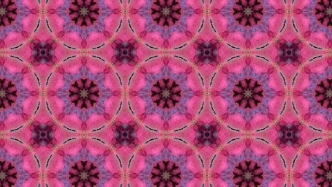 Poly Art Kaleidoscope Hypnotic Pattern Animation Footage Video stock 123153243