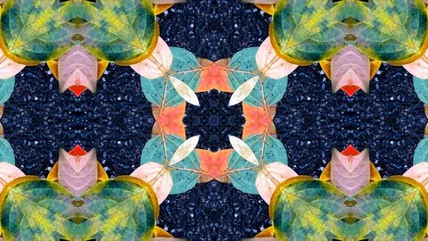 Poly Art Kaleidoscope Hypnotic Pattern Animation Footage Stock Footage 123153263