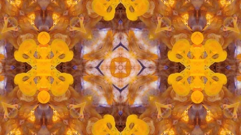 Poly Art Kaleidoscope Hypnotic Pattern Animation Footage Stock Footage 123153855