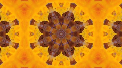 Poly Art Kaleidoscope Hypnotic Pattern Animation Footage Stock Footage 123154021