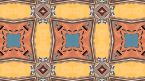 Poly Art Kaleidoscope Hypnotic Pattern Animation Footage Stock Footage 123154639
