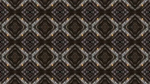 Poly Art Kaleidoscope Hypnotic Pattern Animation Footage Stock Footage 123157317