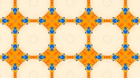 Poly Art Kaleidoscope Hypnotic Pattern Animation Footage Stock Footage 123157465
