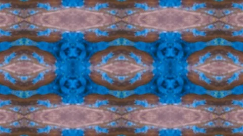 Poly Art Kaleidoscope Hypnotic Pattern Animation Footage Video stock 123157841