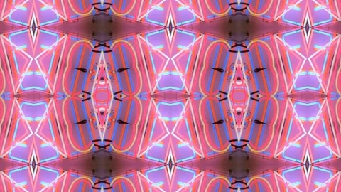 Poly Art Kaleidoscope Hypnotic Pattern Animation Footage Stock Footage 123158103