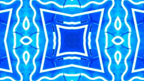 Poly Art Kaleidoscope Hypnotic Pattern Animation Footage Stock Footage 123158200