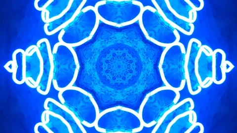 Poly Art Kaleidoscope Hypnotic Pattern Animation Footage Stock Footage 123158201