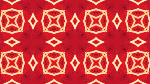 Poly Art Kaleidoscope Hypnotic Pattern Animation Footage Video stock 123158428