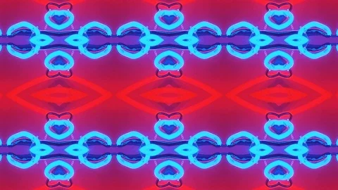 Poly Art Kaleidoscope Hypnotic Pattern Animation Footage Stock Footage 123158525