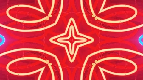 Poly Art Kaleidoscope Hypnotic Pattern Animation Footage Stock Footage 123158620